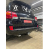 T070C GALIA Полностью оцинкованный фаркоп на Toyota Land Cruiser 200 2008-2021, Lexus LX 2008-2021. Тип шара: C (горизонтальный съемный). Невидимый вырез бампера. Нагрузки: 3500/140 кг, масса фаркопа 8,97 кг