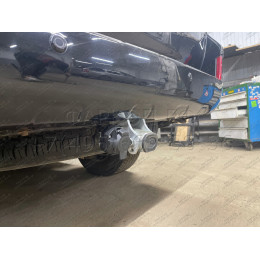 T070C GALIA Полностью оцинкованный фаркоп на Toyota Land Cruiser 200 2008-2021, Lexus LX 2008-2021. Тип шара: C (горизонтальный съемный). Невидимый вырез бампера. Нагрузк