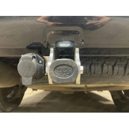 T070C GALIA Полностью оцинкованный фаркоп на Toyota Land Cruiser 200 2008-2021, Lexus LX 2008-2021. Тип шара: C (горизонтальный съемный). Невидимый вырез бампера. Нагрузк