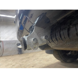 T070C GALIA Полностью оцинкованный фаркоп на Toyota Land Cruiser 200 2008-2021, Lexus LX 2008-2021. Тип шара: C (горизонтальный съемный). Невидимый вырез бампера. Нагрузк