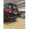 T070C GALIA Полностью оцинкованный фаркоп на Toyota Land Cruiser 200 2008-2021, Lexus LX 2008-2021. Тип шара: C (горизонтальный съемный). Невидимый вырез бампера. Нагрузки: 3500/140 кг, масса фаркопа 8,97 кг