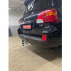 T070C GALIA Полностью оцинкованный фаркоп на Toyota Land Cruiser 200 2008-2021, Lexus LX 2008-2021. Тип шара: C (горизонтальный съемный). Невидимый вырез бампера. Нагрузки: 3500/140 кг, масса фаркопа 8,97 кг