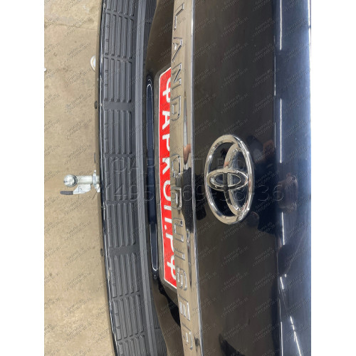 T070C GALIA Полностью оцинкованный фаркоп на Toyota Land Cruiser 200 2008-2021, Lexus LX 2008-2021. Тип шара: C (горизонтальный съемный). Невидимый вырез бампера. Нагрузки: 3500/140 кг, масса фаркопа 8,97 кг