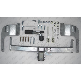 T071C GALIA Полностью оцинкованный фаркоп на Toyota Land Cruiser 200 2008-2021, Lexus LX 2008-2021. Тип шара: C (горизонтальный съемный). Установка без снятия и выреза ба