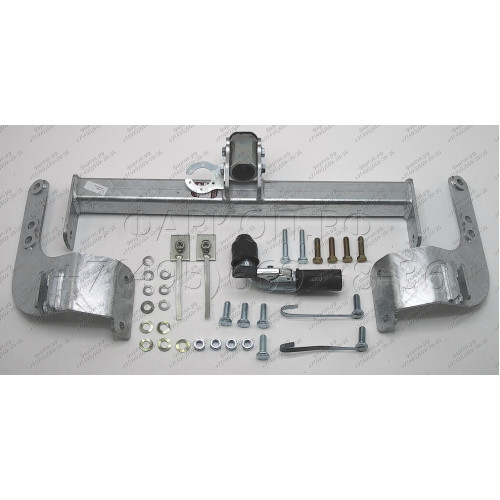 T071C GALIA Полностью оцинкованный фаркоп на Toyota Land Cruiser 200 2008-2021, Lexus LX 2008-2021. Тип шара: C (горизонтальный съемный). Установка без снятия и выреза бампера. Нагрузки: 3500/140 кг, масса фаркопа 20,97 кг