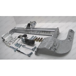 T071C GALIA Полностью оцинкованный фаркоп на Toyota Land Cruiser 200 2008-2021, Lexus LX 2008-2021. Тип шара: C (горизонтальный съемный). Установка без снятия и выреза ба