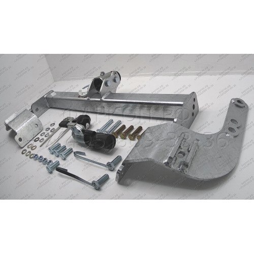 T071C GALIA Полностью оцинкованный фаркоп на Toyota Land Cruiser 200 2008-2021, Lexus LX 2008-2021. Тип шара: C (горизонтальный съемный). Установка без снятия и выреза бампера. Нагрузки: 3500/140 кг, масса фаркопа 20,97 кг