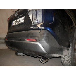 T072C GALIA Полностью оцинкованный фаркоп на Toyota RAV4 V XA50 2019-2025, Suzuki Across 2020-2025. Тип шара: C (горизонтальный съемный). Установка без снятия и выреза ба