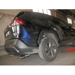 T072C GALIA Полностью оцинкованный фаркоп на Toyota RAV4 V XA50 2019-2025, Suzuki Across 2020-2025. Тип шара: C (горизонтальный съемный). Установка без снятия и выреза ба