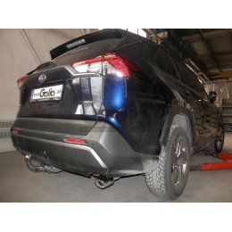 T072C GALIA Полностью оцинкованный фаркоп на Toyota RAV4 V XA50 2019-2025, Suzuki Across 2020-2025. Тип шара: C (горизонтальный съемный). Установка без снятия и выреза ба