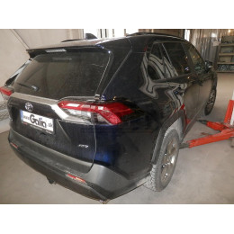 T072C GALIA Полностью оцинкованный фаркоп на Toyota RAV4 V XA50 2019-2025, Suzuki Across 2020-2025. Тип шара: C (горизонтальный съемный). Установка без снятия и выреза ба