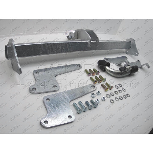 T072C GALIA Полностью оцинкованный фаркоп на Toyota RAV4 V XA50 2019-2025, Suzuki Across 2020-2025. Тип шара: C (горизонтальный съемный). Установка без снятия и выреза бампера. Нагрузки: 2100/100 кг, масса фаркопа 19,52 кг