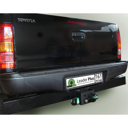 T114-F Лидер-плюс ТСУ для Toyota Hilux (4WD) (N2) 2008-2015 без выреза бампера. Нагрузки: 2000/100 кг, масса фаркопа 9,24 кг (без электрики в комплекте)