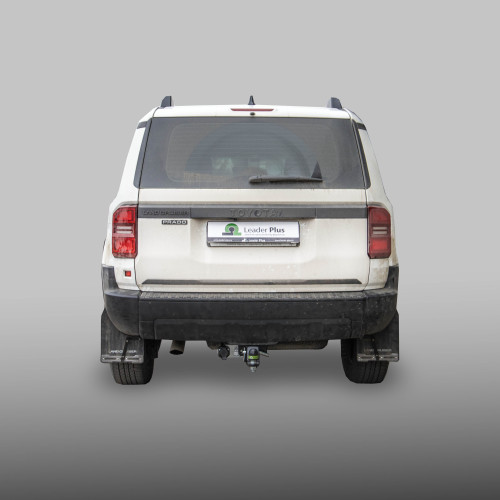 T126-E Лидер-плюс ТСУ для Toyota Land Cruiser Prado 250 2023- без выреза бампера. Тип шара: E. Нагрузки: 1500/100 кг, масса фаркопа 11 кг (без электрики в комплекте)