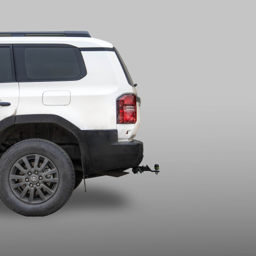 T126-E Лидер-плюс ТСУ для Toyota Land Cruiser Prado 250 2023- без выреза бампера. Тип шара: E. Нагрузки: 1500/100 кг, масса фаркопа 11 кг (без электрики в комплекте)