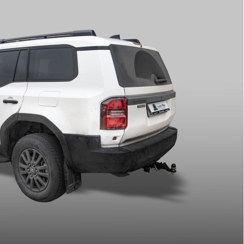 T126-E Лидер-плюс ТСУ для Toyota Land Cruiser Prado 250 2023- без выреза бампера. Тип шара: E. Нагрузки: 1500/100 кг, масса фаркопа 11 кг (без электрики в комплекте)