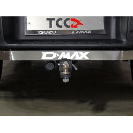 TCU00293 ТСС Фаркоп на Isuzu D-MAX 2020- с накладкой с надписью D-MAX без подрезки бампера. Тип шара: E (шаровый узел под американский квадрат). Нагрузки: 2500