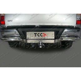 TCU00347 ТСС Распродажа! Фаркоп оцинкованный на Dongfeng DF6 2.3D AT Luxury 2022-. Требуется подрезка бампера. Тип шара: E (шаровый узел под американский квадр