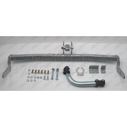 V061A GALIA Полностью оцинкованный фаркоп на Volvo S40 седан 2000-2004, Volvo V40 универсал 2000-2004. Тип шара: A. Подрезка бампера. Нагрузки: 1400/75 кг, масса фаркоп