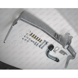 V061A GALIA Полностью оцинкованный фаркоп на Volvo S40 седан 2000-2004, Volvo V40 универсал 2000-2004. Тип шара: A. Подрезка бампера. Нагрузки: 1400/75 кг, масса фаркоп