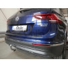 V069C GALIA Полностью оцинкованный фаркоп на Volkswagen Tiguan 2007-2016, Tiguan 2 2016-2024, Audi Q3 2011-2019, 2019-2025, SEAT Tarraco 2018-2024. Тип шара: C (горизонтальный съемный). Невидимый вырез бампера. Нагрузки: 2500/140 кг, масса фаркопа 16,2 кг