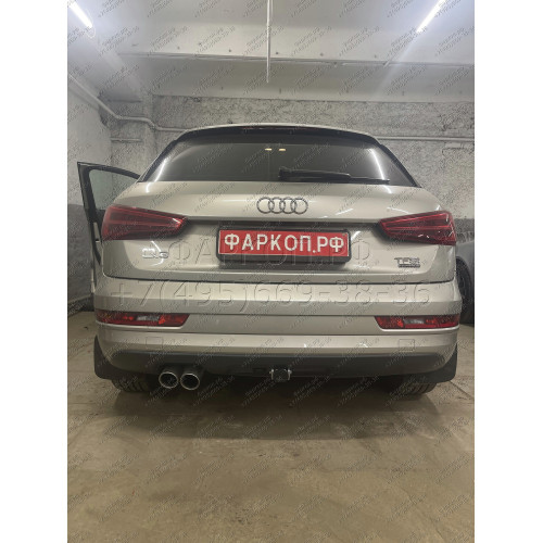 V069C GALIA Полностью оцинкованный фаркоп на Volkswagen Tiguan 2007-2016, Tiguan 2 2016-2024, Audi Q3 2011-2019, 2019-2025, SEAT Tarraco 2018-2024. Тип шара: C (горизонтальный съемный). Невидимый вырез бампера. Нагрузки: 2500/140 кг, масса фаркопа 16,2 кг