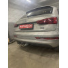 V069C GALIA Полностью оцинкованный фаркоп на Volkswagen Tiguan 2007-2016, Tiguan 2 2016-2024, Audi Q3 2011-2019, 2019-2025, SEAT Tarraco 2018-2024. Тип шара: C (горизонтальный съемный). Невидимый вырез бампера. Нагрузки: 2500/140 кг, масса фаркопа 16,2 кг