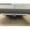 V069C GALIA Полностью оцинкованный фаркоп на Volkswagen Tiguan 2007-2016, Tiguan 2 2016-2024, Audi Q3 2011-2019, 2019-2025, SEAT Tarraco 2018-2024. Тип шара: C (горизонтальный съемный). Невидимый вырез бампера. Нагрузки: 2500/140 кг, масса фаркопа 16,2 кг