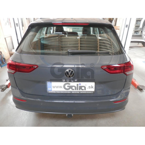 V073C GALIA Полностью оцинкованный фаркоп на Volkswagen Golf VII универсал 2WD/4WD 2013-2019. Тип шара: C (горизонтальный съемный). Без выреза бампера. Нагрузки: 2000/100 кг, масса фаркопа 13,47 кг