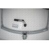 V074C GALIA Полностью оцинкованный фаркоп на Volkswagen Phaeton 2002-2016. Тип шара: C (горизонтальный съемный). Невидимый вырез бампера. Нагрузки: 2185/100 кг, масса фаркопа 20,87 кг