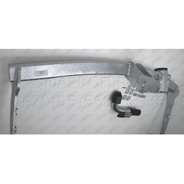 V074C GALIA Полностью оцинкованный фаркоп на Volkswagen Phaeton 2002-2016. Тип шара: C (горизонтальный съемный). Невидимый вырез бампера. Нагрузки: 2185/100 кг, мас