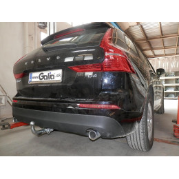 V083C GALIA Полностью оцинкованный фаркоп на Volvo XC90 2015-, Volvo XC60 2017-. Подрозетник убирается за бампер. Тип шара: C (горизонтальный съемный). Невидимый