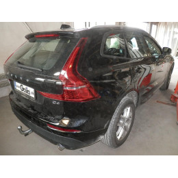 V083C GALIA Полностью оцинкованный фаркоп на Volvo XC90 2015-, Volvo XC60 2017-. Подрозетник убирается за бампер. Тип шара: C (горизонтальный съемный). Невидимый