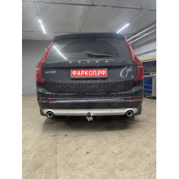 V083C GALIA Полностью оцинкованный фаркоп на Volvo XC90 2015-, Volvo XC60 2017-. Подрозетник убирается за бампер. Тип шара: C (горизонтальный съемный). Невидимый