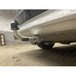 V083C GALIA Полностью оцинкованный фаркоп на Volvo XC90 2015-, Volvo XC60 2017-. Подрозетник убирается за бампер. Тип шара: C (горизонтальный съемный). Невидимый