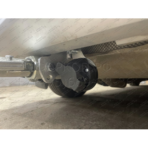 V083C GALIA Полностью оцинкованный фаркоп на Volvo XC90 2015-, Volvo XC60 2017-. Подрозетник убирается за бампер. Тип шара: C (горизонтальный съемный). Невидимый вырез бампера. Нагрузки: 2800/150 кг, масса фаркопа 19,57 кг