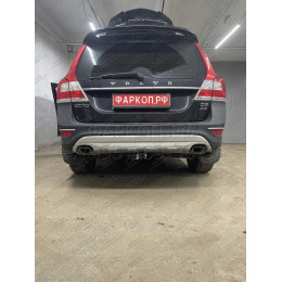 V083C GALIA Полностью оцинкованный фаркоп на Volvo XC90 2015-, Volvo XC60 2017-. Подрозетник убирается за бампер. Тип шара: C (горизонтальный съемный). Невидимый