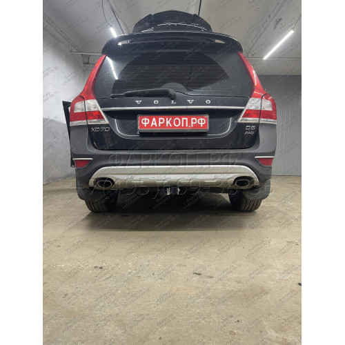 V083C GALIA Полностью оцинкованный фаркоп на Volvo XC90 2015-, Volvo XC60 2017-. Подрозетник убирается за бампер. Тип шара: C (горизонтальный съемный). Невидимый вырез бампера. Нагрузки: 2800/150 кг, масса фаркопа 19,57 кг