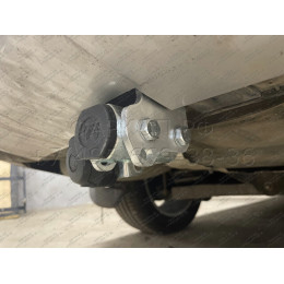 V083C GALIA Полностью оцинкованный фаркоп на Volvo XC90 2015-, Volvo XC60 2017-. Подрозетник убирается за бампер. Тип шара: C (горизонтальный съемный). Невидимый