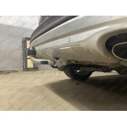 V083C GALIA Полностью оцинкованный фаркоп на Volvo XC90 2015-, Volvo XC60 2017-. Подрозетник убирается за бампер. Тип шара: C (горизонтальный съемный). Невидимый