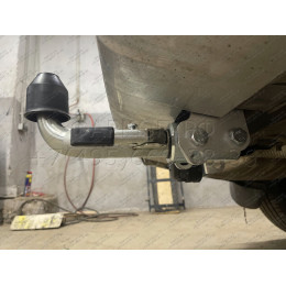 V083C GALIA Полностью оцинкованный фаркоп на Volvo XC90 2015-, Volvo XC60 2017-. Подрозетник убирается за бампер. Тип шара: C (горизонтальный съемный). Невидимый