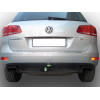 V124-A Лидер-плюс ТСУ для Volkswagen Touareg 2002-2010 (требуется вырез в бампере), Volkswagen Touareg 2010-2018, Audi Q7 2007-2015 (без выреза бампера). Нагрузки: 1500/75 кг, масса фаркопа 14,52 кг (без электрики в комплекте)