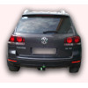 V124-A Лидер-плюс ТСУ для Volkswagen Touareg 2002-2010 (требуется вырез в бампере), Volkswagen Touareg 2010-2018, Audi Q7 2007-2015 (без выреза бампера). Нагрузки: 1500/75 кг, масса фаркопа 14,52 кг (без электрики в комплекте)