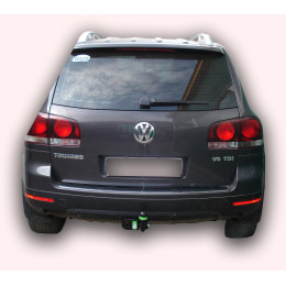 V124-A Лидер-плюс ТСУ для Volkswagen Touareg 2002-2010 (требуется вырез в бампере), Volkswagen Touareg 2010-2018, Audi Q7 2007-2015 (без выреза бампера). Нагрузки: 1500/75 кг, масса фа