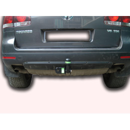 V124-A Лидер-плюс ТСУ для Volkswagen Touareg 2002-2010 (требуется вырез в бампере), Volkswagen Touareg 2010-2018, Audi Q7 2007-2015 (без выреза бампера). Нагрузки: 1500/75 кг, масса фа