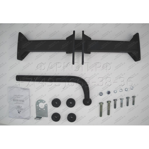 VW 17 AVTOS Фаркоп на Volkswagen Transporter T4 фургон 1990-2003, Volkswagen Multivan T4 фургон 1990-2003, Volkswagen Caravelle T4 фургон 1990-2003 без подрезки бампера. Тип шара: A. Нагрузки: 2000/100 кг, масса фаркопа 20 кг (без электрики в комплекте)