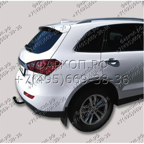 Z101-A Лидер-плюс ТСУ для Zotye T600 2015-2021 без выреза бампера. Нагрузки: 1300/75 кг, масса фаркопа 17,9 кг, требуется 4 сверления (без электрики в комплекте)