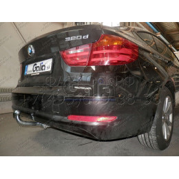 B0216A GALIA Полностью оцинкованный фаркоп на BMW 3-Series Gran Turismo F34 06/2013-2019. Подрозетник убирается за бампер. Тип шара: A. Установка без выреза бампера. 