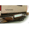 N107-FC Лидер-плюс ТСУ для Nissan Navara Double Cab (со ступенькой) 2005-2015 без снятия и выреза бампера. Тип шара: FC. Нагрузки: 1200/50 кг, масса фаркопа 22,1 кг (без электрики в комплекте)