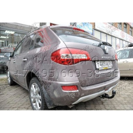 1421-A ORIS Фаркоп на Renault Koleos 2008-2016. Необходима подрезка бампера. Тип шара: A. Нагрузки: 1500/50 кг, масса фаркопа 17,5 кг (без электрики в комплекте)